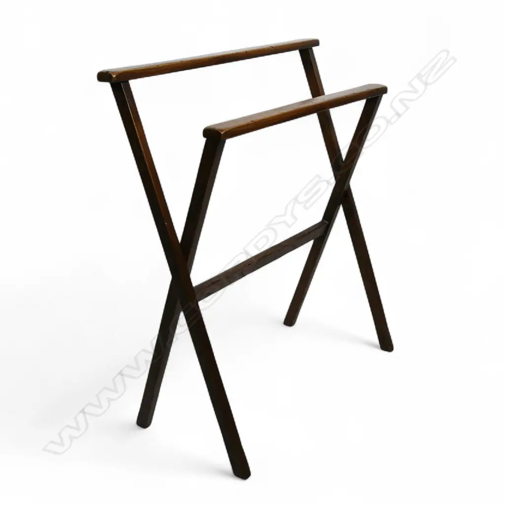 An old elm folding textile display rack, Image 1++
